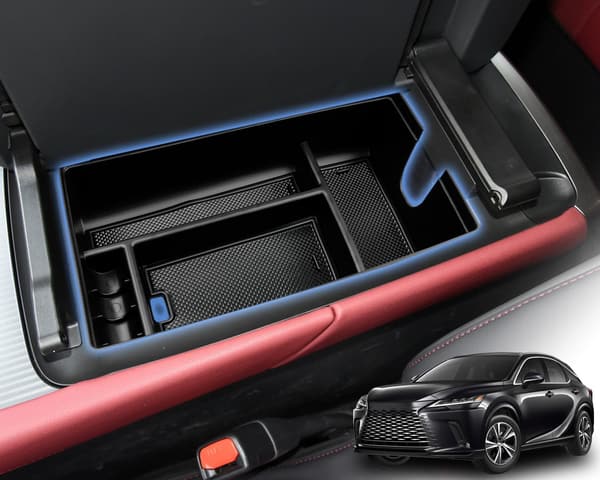 レクサスRX専用 アームレストコンソールトレイ ブラック 小物入れ 収納ボックス ガタガタ音なし