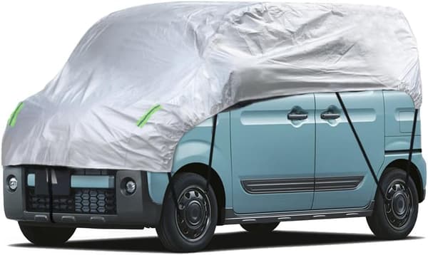車用ハーフカバー 防水防塵 日焼け防止 裏起毛 軽自動車用 DG-S(4.2m)