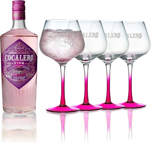 コカレロ・ヴィーダ ギフト用ボタニカルリキュールグラスセット 700ml