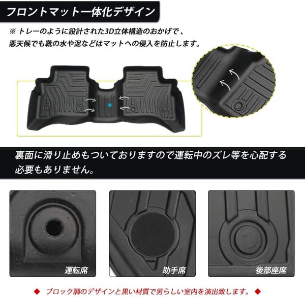 スズキ スイフト スポーツ ZC33S 型専用 3D フロアマット TPE素材 防水 滑り防止 耐汚れ 3Pセット