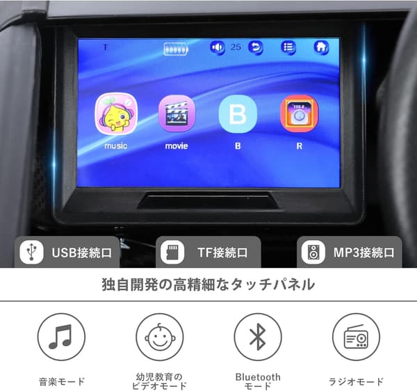ランボルギーニ・シアン 電動乗用カー デラックスバージョン 子供向けギフト ピンク