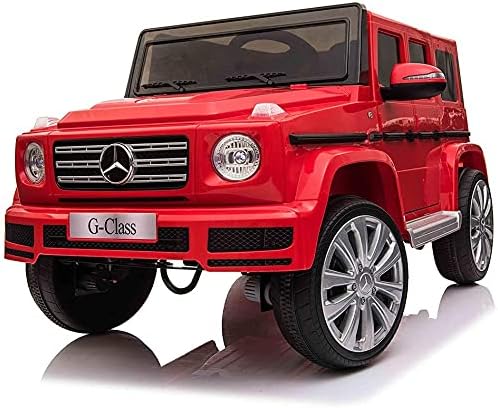 子供用 電動乗用カー メルセデス・ベンツ G500 リモコン操作 乗物玩具 レッド