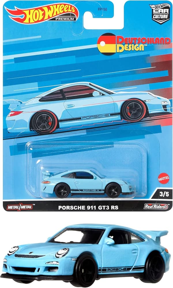 ポルシェ911 GT3 RS ホットウィール カーカルチャー 【3歳以上】 ブルー