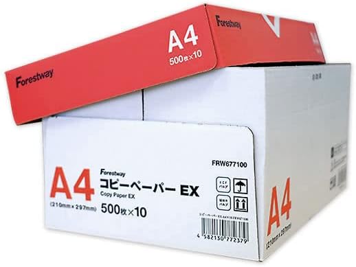 高白色コピー用紙 A4 5000枚 (500枚×10冊)
