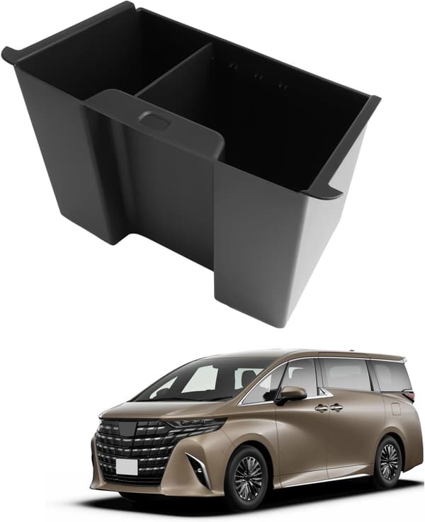 トヨタ アルファード/ヴェルファイア 40系 専用リヤボックス 車用収納ボックス ABS素材 カスタムアクセサリー