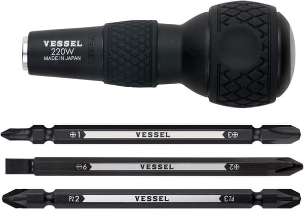 ボールグリップ差替ドライバーセット 220W-3