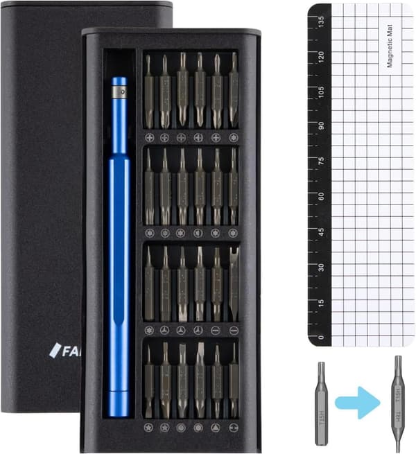 FANACAN 精密ドライバーセット 磁石付き 特殊ネジ対応 ペン型修理ツール キット S2素材用