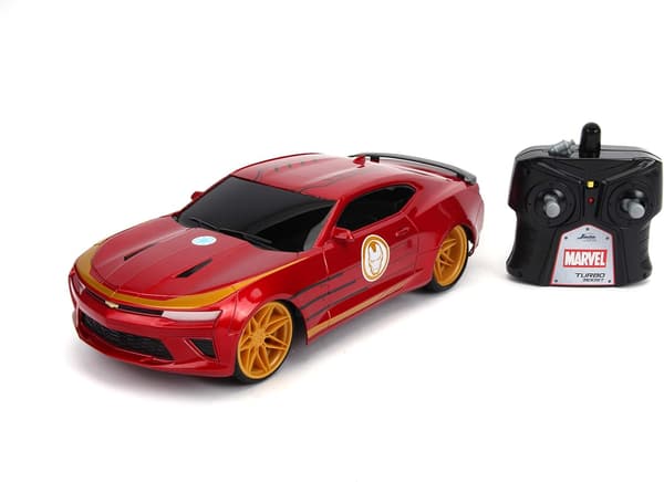 アベンジャーズ アイアンマン R/C シボレー・カマロ 1:16スケール USB充電 2.4GHz