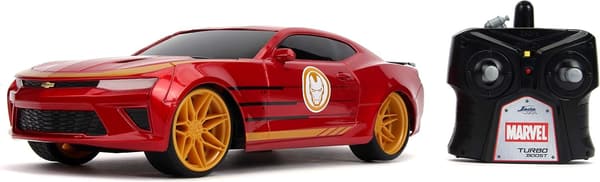 アベンジャーズ アイアンマン R/C シボレー・カマロ 1:16スケール USB充電 2.4GHz