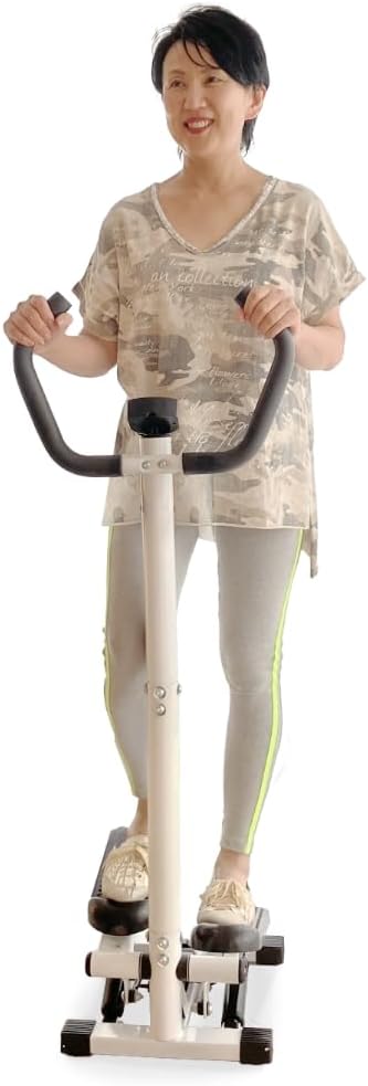 高齢者向け 静音ステッパー 健康器具 ハンドル付き 有酸素運動