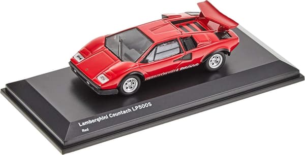1/64スケール 完成品ミニカー ランボルギーニ カウンタック LP500S レッド