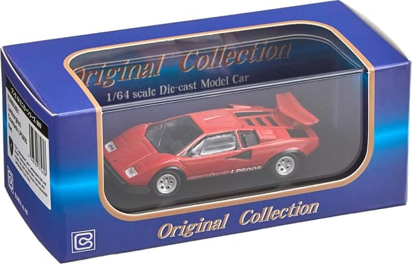 1/64スケール 完成品ミニカー ランボルギーニ カウンタック LP500S レッド