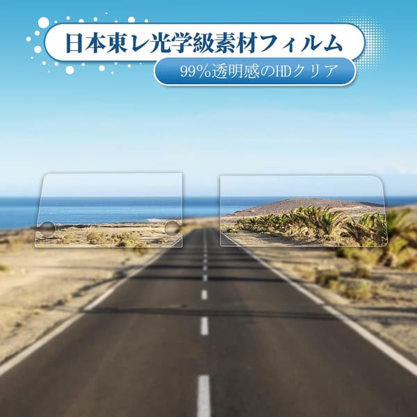 日産ノートオーラ専用 カーナビ・メーター保護フィルム 4枚セット ナノ製 高感度・摩擦防止