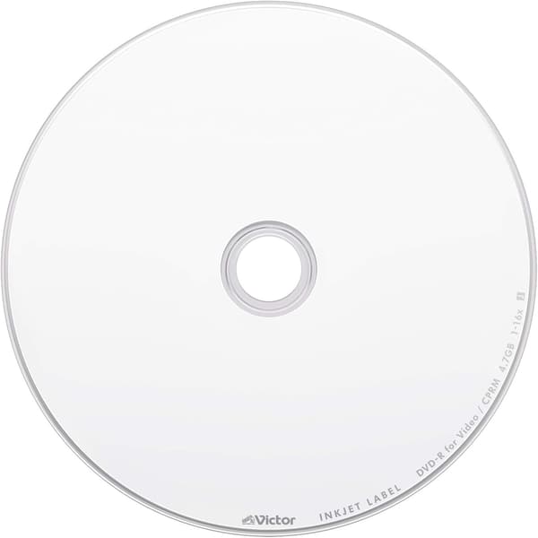 ビクター DVD-R CPRM 120分 片面1層 10枚 ホワイトプリンタブル