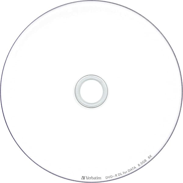 バーベイタム 1回記録用 DVD-R DL 8.5GB ホワイトプリンタブル 10枚入り
