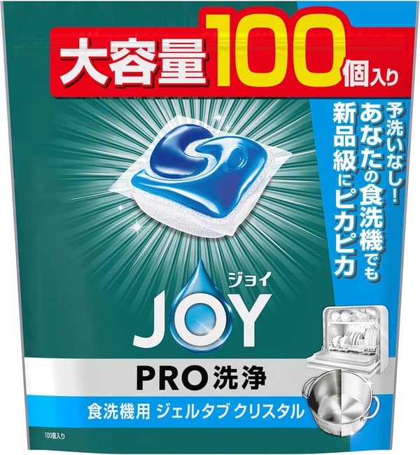 クリスタルジェルタブ 食洗機用洗剤 大容量100個