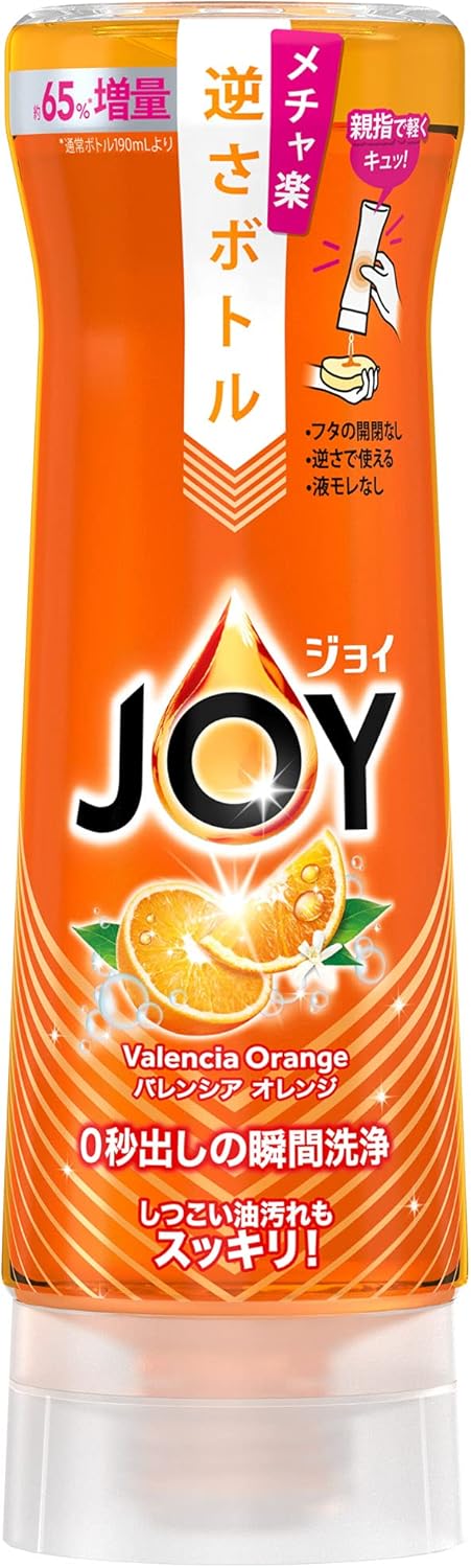 バレンシアオレンジ 香りの台所用合成洗剤 逆さボトル 315mL