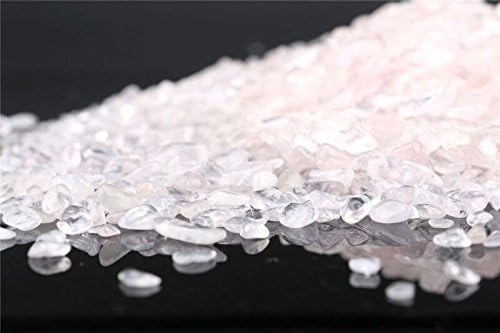 高グレード天然ローズクォーツさざれ石500g(4~6mm)