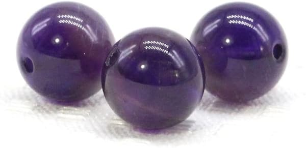 アメジスト8mm天然石パワーストーン1連15cmバラ売り