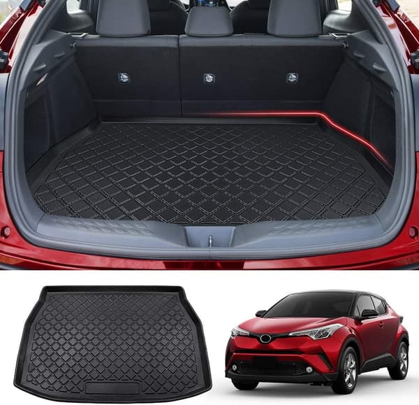 トヨタ C-HR ZYX10/NXG50型 専用トランクマット 防水・耐摩擦・耐汚れ ブラック