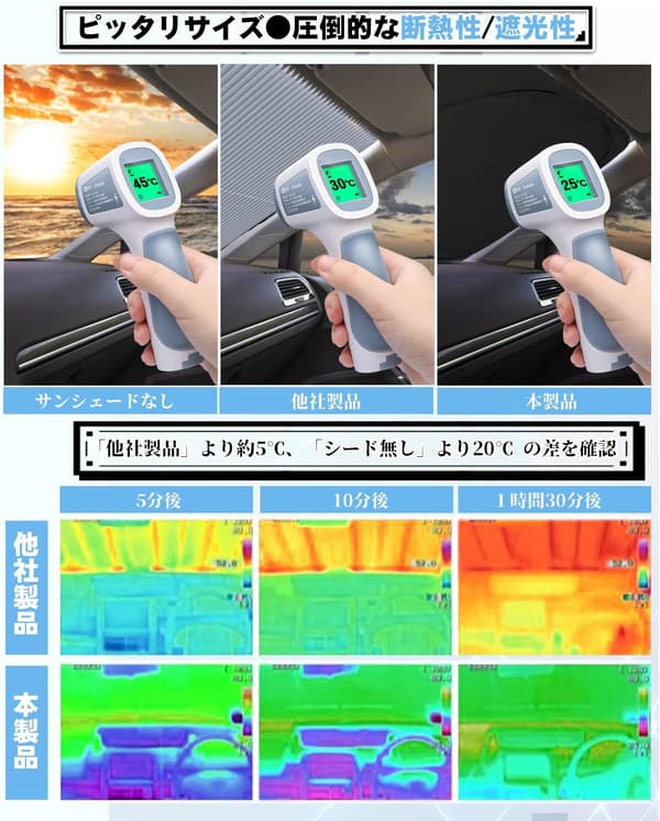 ダイハツ タント カスタム 専用 UVカット サンシェード 車中泊 折り畳み 軽量コンパクト