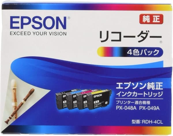 エプソン純正インクカートリッジ RDH-4CL 4色セット