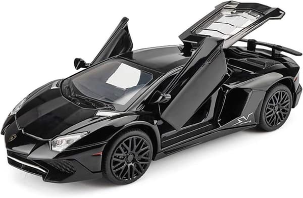 ランボルギーニ センテナリオ ダイキャスト ミニカー LP750 1/32 スポーツカー (ブラック)