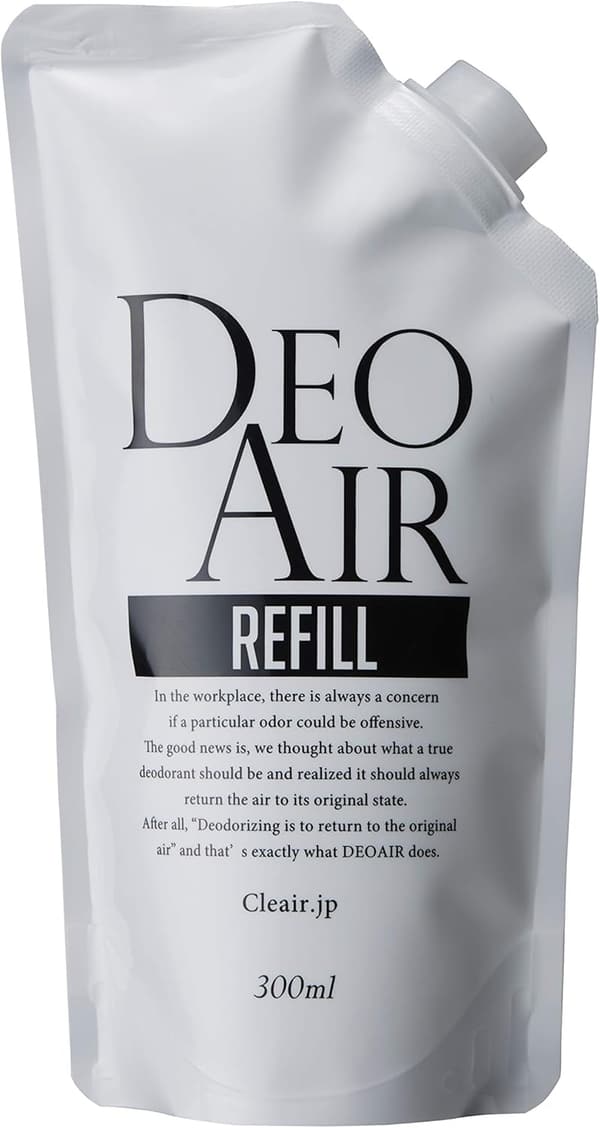 無香料消臭スプレー(300ml)【DEOAIR】 - 衣類・靴・部屋用除菌消臭剤