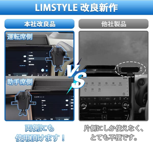 トヨタ アルファード・ヴェルファイア 40系 専用ダッシュボードトレイ 収納ボックス 360度回転 スマホホルダー付き