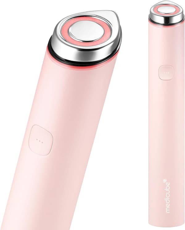 「メディキューブ AGE-Rブースタープロ ミニ ピンク - 持ち運び便利な美顔器、日常ケアに最適」