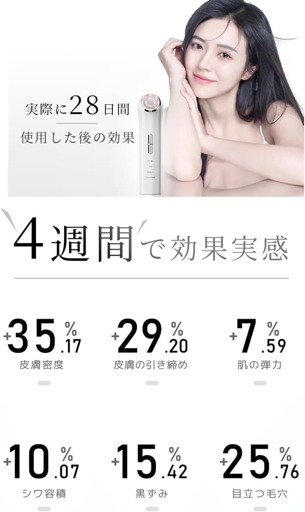 EMS美顔器【1台多機能】目元ケア・温熱ケア・光エステ・超音波振動・USB充電式・男女兼用・プレゼント用