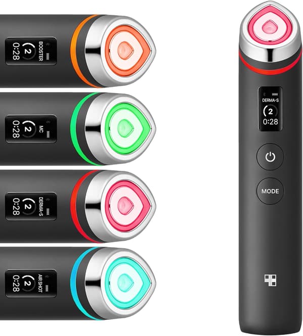 オールインワン美顔器 メディキューブ AGE-Rブースタープロ ブラック 日本語取扱説明書付き 携帯に便利 155g