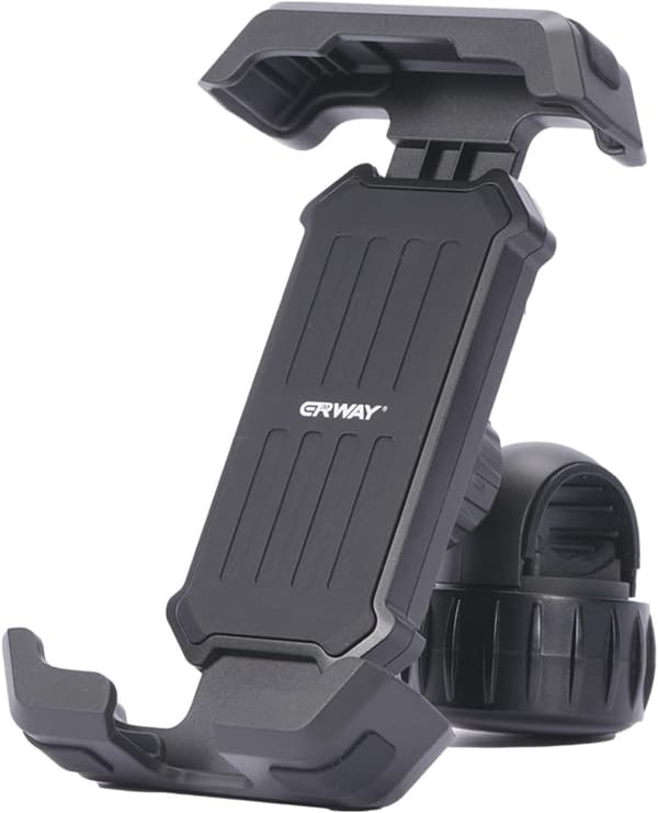 スマホホルダー 自転車用 片手操作・秒速装着 360度回転 多機種対応（4.7-6.8インチ）