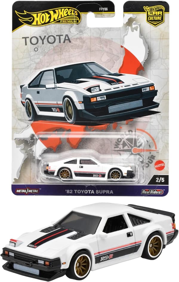 ワールドツアー'82トヨタスープラ ミニカー おもちゃ 3歳以上用