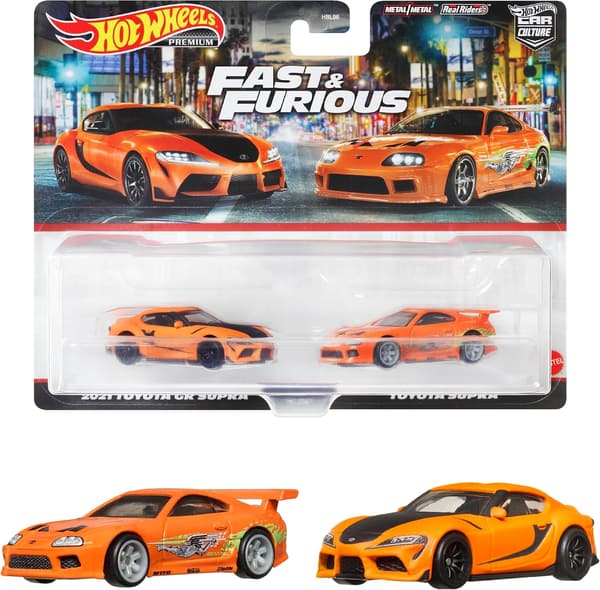 ワイルド・スピード トヨタ GR スープラ 2パック プレミアム ホットウィール【3才~】