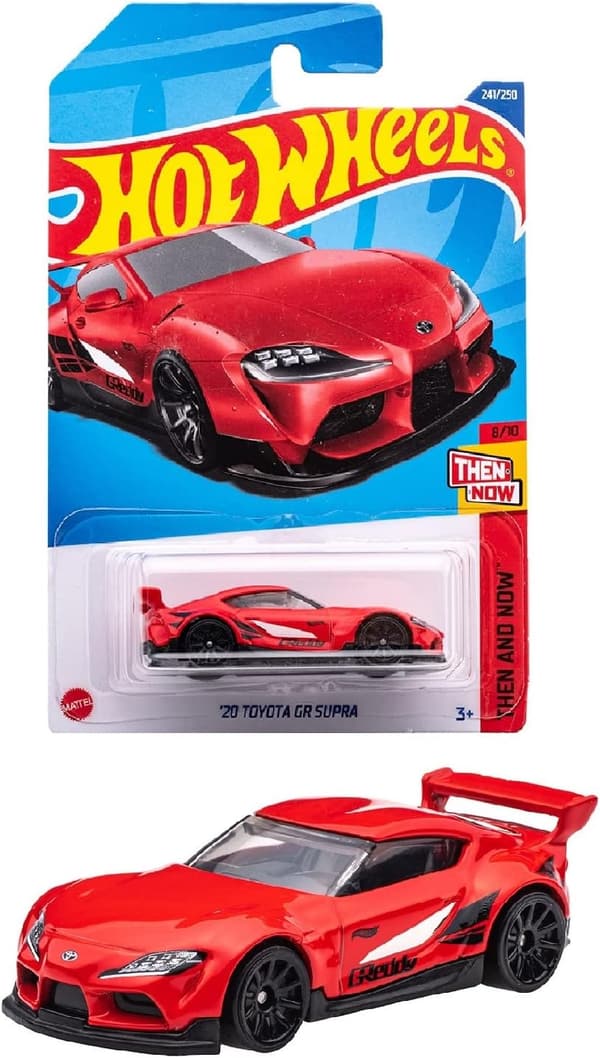 トヨタ GR スープラ ベーシックカー レッド 1/64 【3才以上】