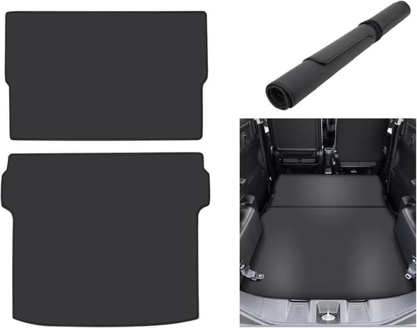 スペーシアベース MK33V 専用 防水ラゲッジマット 2PCSセット 収納保護用アクセサリー