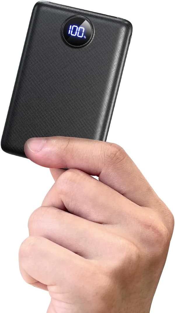 旅行用モバイルバッテリー 20000mAh 超薄型・軽量・急速充電 Type-C対応 PSE認証済み