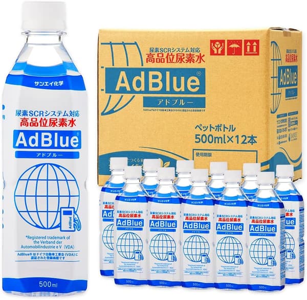 アドブルー 500mL×12本セット 高品位尿素水 日本製 ディーゼル車用