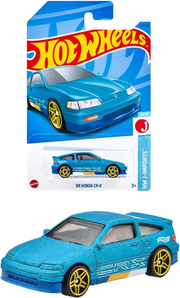 ホットウィール ベーシックカー '88 ホンダ CR-X【3歳以上】