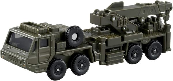 自衛隊重装輪回収車ミニカー（ロングタイプトミカ）3歳以上用グリーン