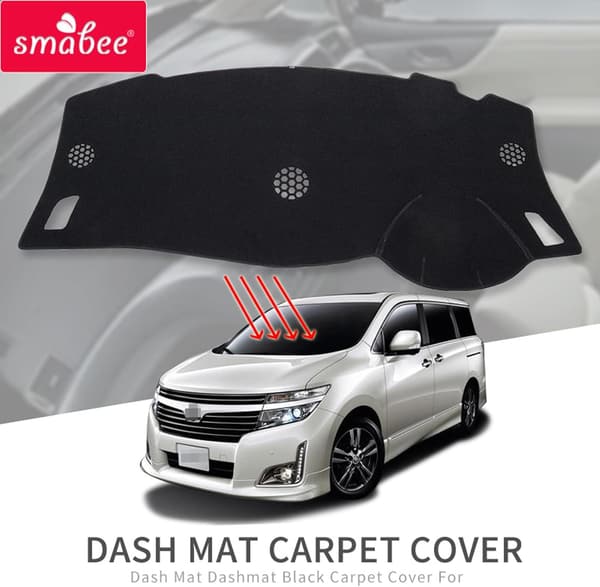 日産エルグランド E52専用 ダッシュボードカバー 日焼け防止 マット (2010年8月～現行)