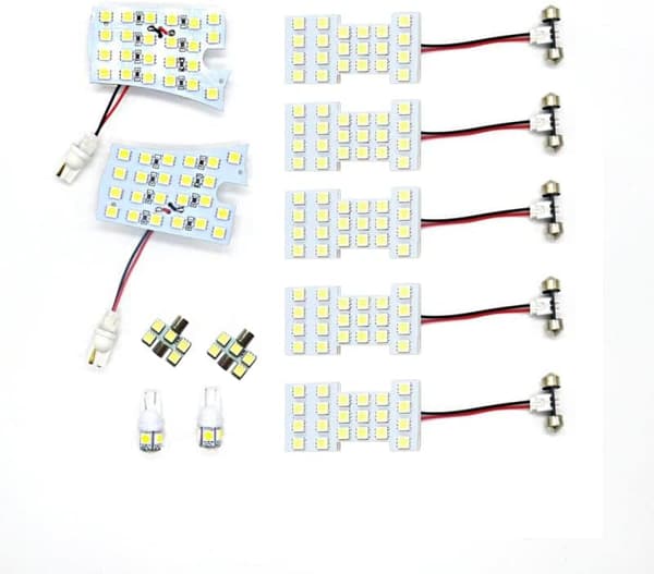 日産エルグランドE52専用LEDルームランプ11点セット・純白光