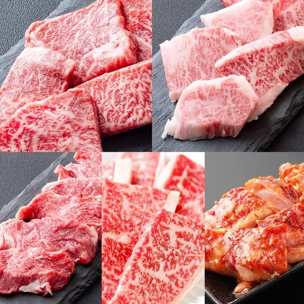 特選 A5ランク和牛焼肉セット 1kg 5種盛り BBQ用