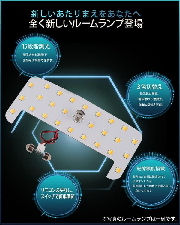トヨタ RAV4 50系 専用LEDルームランプセット 光量調整機能付き