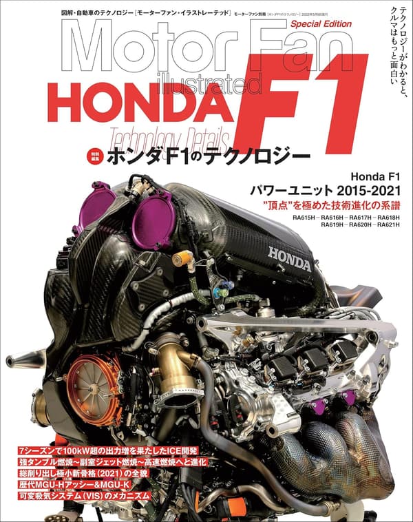 ホンダF1テクノロジー特集ガイド（Motor Fan illustrated特別編集）