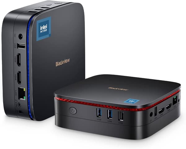 最新第12世代インテルN150搭載ミニPC MP60 - 16GB RAM, 512GB SSD, 4K対応, Windows11 Pro, 5G WiFi