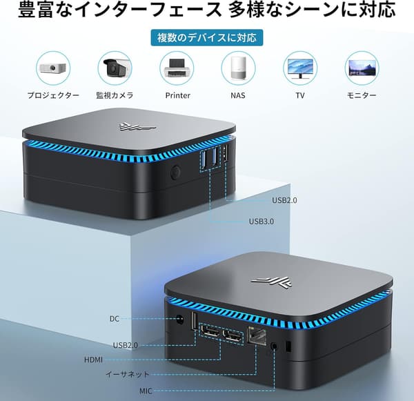 2025年版 NiPoGi ミニPC N95 16GB RAM 512GB SSD 4コア 静音 小型パソコン Windows 11対応