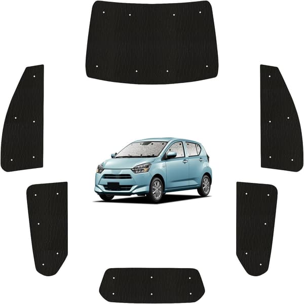 ミライース専用 シームレスサンシェード 車中泊用カーテン 05s-h015-sa