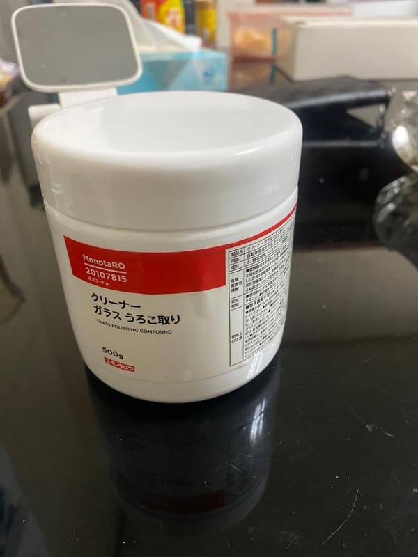 ガラス用うろこ取りクリーナー